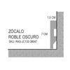 Imagen de Zócalo de 7 cms, recto - Poliestireno rígido blanco- PRECIO POR VARILLA DE 2.85M.