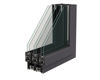 Imagen de Puerta Ventana PVC ANTRACITA 260 x 205 doble vidrio corrediza.