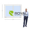 Imagen de Ventana PVC DVH 160 x 120  doble vidrio corrediza (Incluye Mosquitero)
