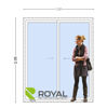 Imagen de Puerta Ventana PVC DVH 180 x 205  doble vidrio  corredizas (Incluye Mosquitero)