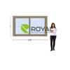 Imagen de Ventana PVC ROBLE CLARO DVH 200x120  doble vidrio  corredizas