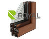 Imagen de Puerta Ventana PVC DVH ROBLE CLARO 200 x 205  doble vidrio  corredizas.
