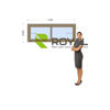 Imagen de Ventana PVC DVH ROBLE CLARO 160 x 60  doble vidrio  corredizas.