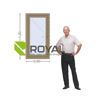 Imagen de Ventana PVC 60x120 doble vidrio BATIENTE -  ROBLE CLARO - INT. MANO IZQ.