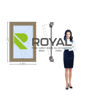 Imagen de Ventana PVC DVH OSCILOBATIENTE ROBLE CLARO 80 x 120  MANO DERECHA.