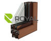 Imagen de Puerta Ventana UPVC  DVH ROBLE CLARO 140 x 205 doble vidrio corrediza.