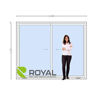 Imagen de Puerta Ventana PVC DVH 240 x 205 doble vidrio corredizas (Incluye Mosquitero)