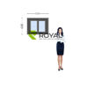 Imagen de Ventana PVC DVH ANTRACITA 80x60 doble vidrio corrediza.