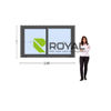 Imagen de Ventana PVC ANTRACITA DVH 200 x 120  doble vidrio  corredizas