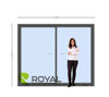 Imagen de Puerta Ventana PVC DVH ANTRACITA 240 x 205 doble vidrio corredizas .