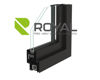 Imagen de Ventana PVC DVH OSCILOBATIENTE EURO-BLACK 80 x 120  MANO DERECHA (Mosquitero incluído)
