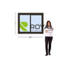 Imagen de Ventana PVC DVH EURO-BLACK 120 x 100  doble vidrio corredizas