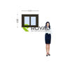 Imagen de Ventana PVC DVH EURO-BLACK 80x60 doble vidrio corrediza