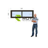 Imagen de Ventana PVC DVH  EURO-BLACK 180 x 60  doble vidrio corredizas
