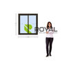 Imagen de Ventana PVC DVH EURO-BLACK 100x100  doble vidrio corredizas