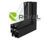 Imagen de Puerta Ventana UPVC  DVH EURO-BLACK 140 x 205 doble vidrio corrediza