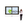 Imagen de Ventana PVC EURO BLACK DVH 200x120  doble vidrio  corrediza