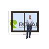 Imagen de Ventana PVC EURO-BLACK  DVH 200x160 doble vidrio corredizas (Mosquitero incluído)