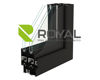 Imagen de Puerta Ventana PVC DVH EURO-BLACK 200 x 205 doble vidrio  corredizas