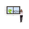 Imagen de Ventana PVC DVH EURO-BLACK 180 x 100 doble vidrio corredizas (Mosquitero incluído)