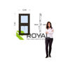 Imagen de Ventana PVC DVH EURO-BLACK 50 x 100 doble vidrio guillotina