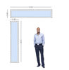 Imagen de Ventana PVC DVH 200x40 doble vidrio fijo