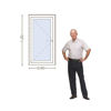Imagen de Ventana PVC 60x120 doble vidrio batiente, AL INTERIOR MANO DER (Incluye Mosquitero)