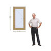 Imagen de Ventana PVC 60x120 doble vidrio BATIENTE -  ROBLE CLARO - INT. MANO IZQ.