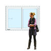 Imagen de Ventana PVC DVH 140 x 100 doble vidrio  corredizas (Incluye Mosquitero)