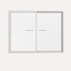 Imagen de Puerta Ventana PVC 260 x 205 doble vidrio corrediza (Incluye Mosquitero)
